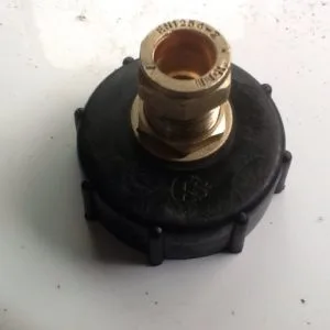 WVT05 15mm Copper IBC Stillage Tank 60mm Screw Reducer Cap