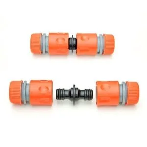 WVT12 Straight Hose Joint Mend Connection 3 Piece Hose Pipe Fix