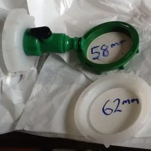 WVT37 IBC Stillage Tank Water Butt Hose Pipe Tap Cut Off Valve Fine Thread 62mm