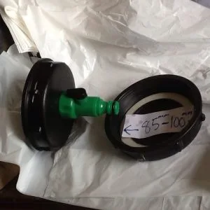 WVT39 IBC Hose Cut Off Valve Stillage Tank 85-100mm Broken Tap Hose Pipe Outlet DN 80 s 100 x 8