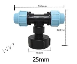 Alkethene 25mmTee
